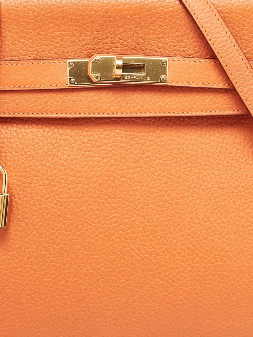 Pre-owned Hermes Kelley Retourne 35 Leather Tote Bag