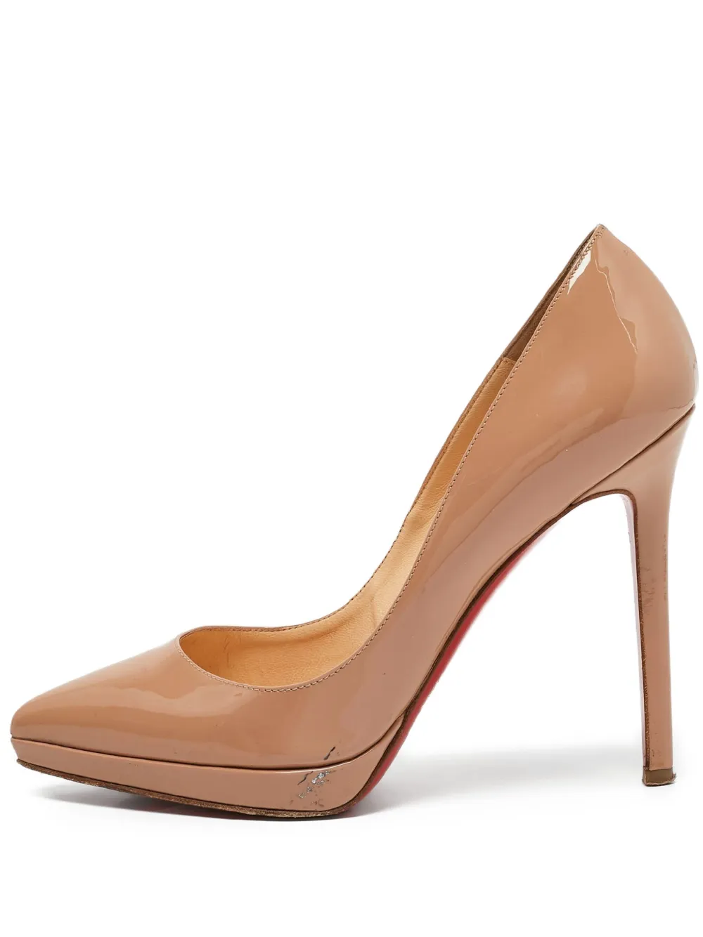 Pre-owned Christian Louboutin 115mm Patent Pumps
