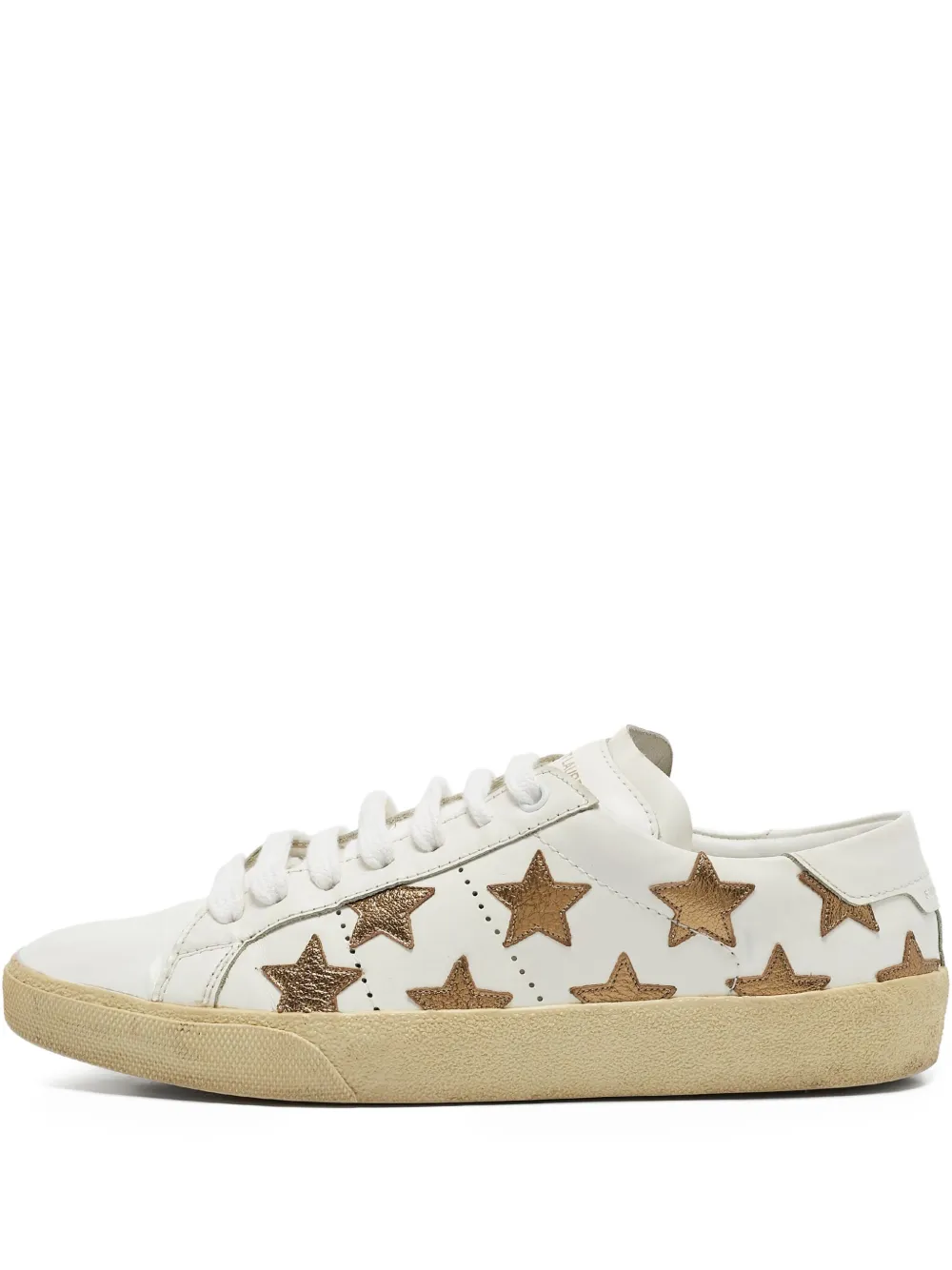 Pre-owned Saint Laurent Star Court Sneakers