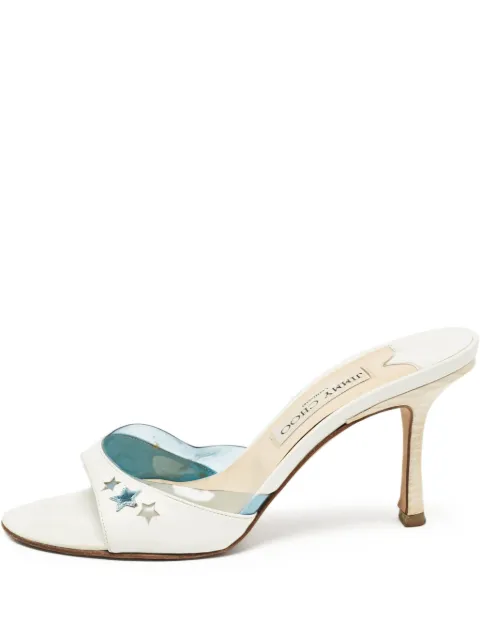 Jimmy Choo Pre-Owned sandalias de piel con tacón de 90mm