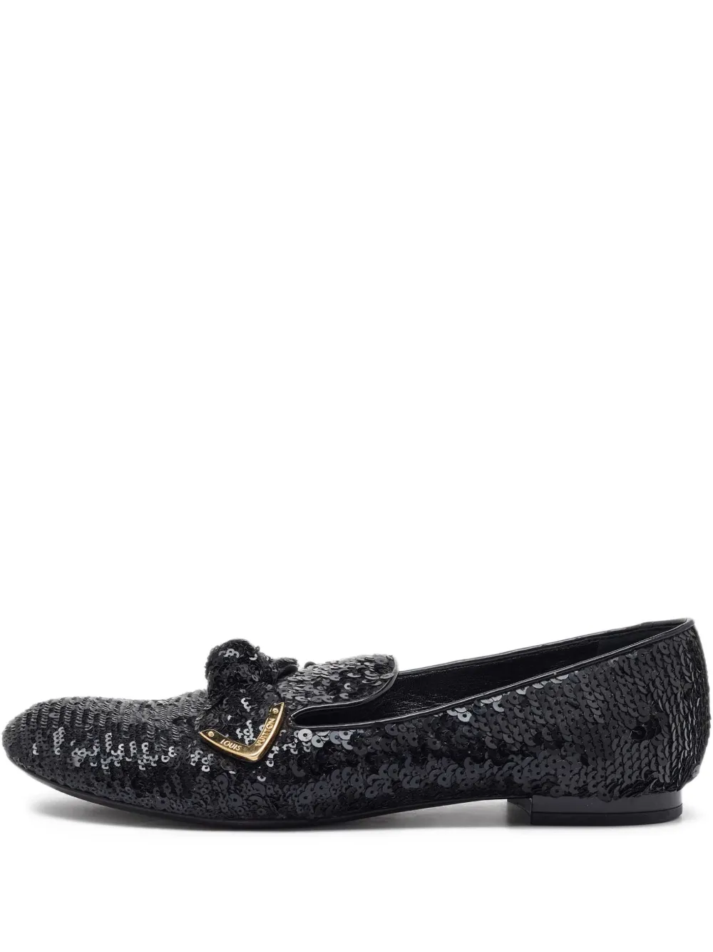 Louis Vuitton Pre-Owned Slipper mit Pailletten - Schwarz