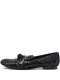Louis Vuitton Pre-Owned sequin-embellished slippers - Black