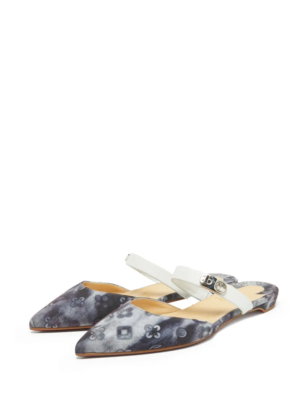 Christian Louboutin Pre-Owned mules Choc Lock | gris | Image 1