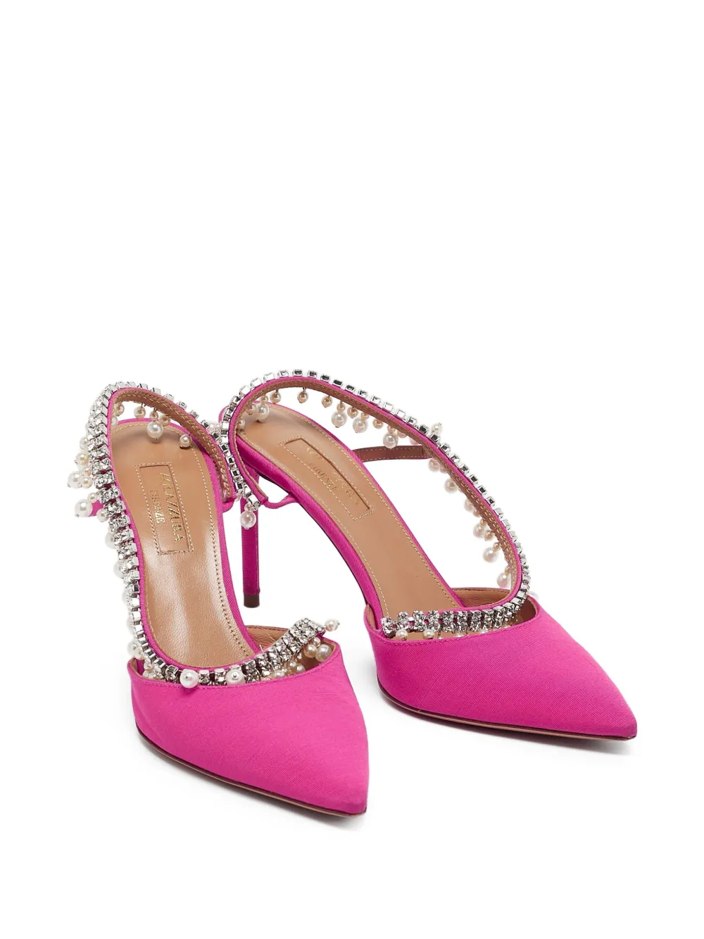 Aquazzura pre-owned 85mm Exquisite slingback pumps | Image 2