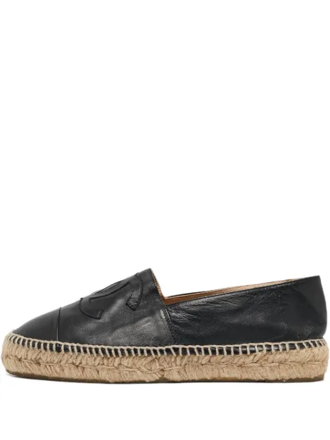 CHANEL Pre-Owned leather espadrilles 