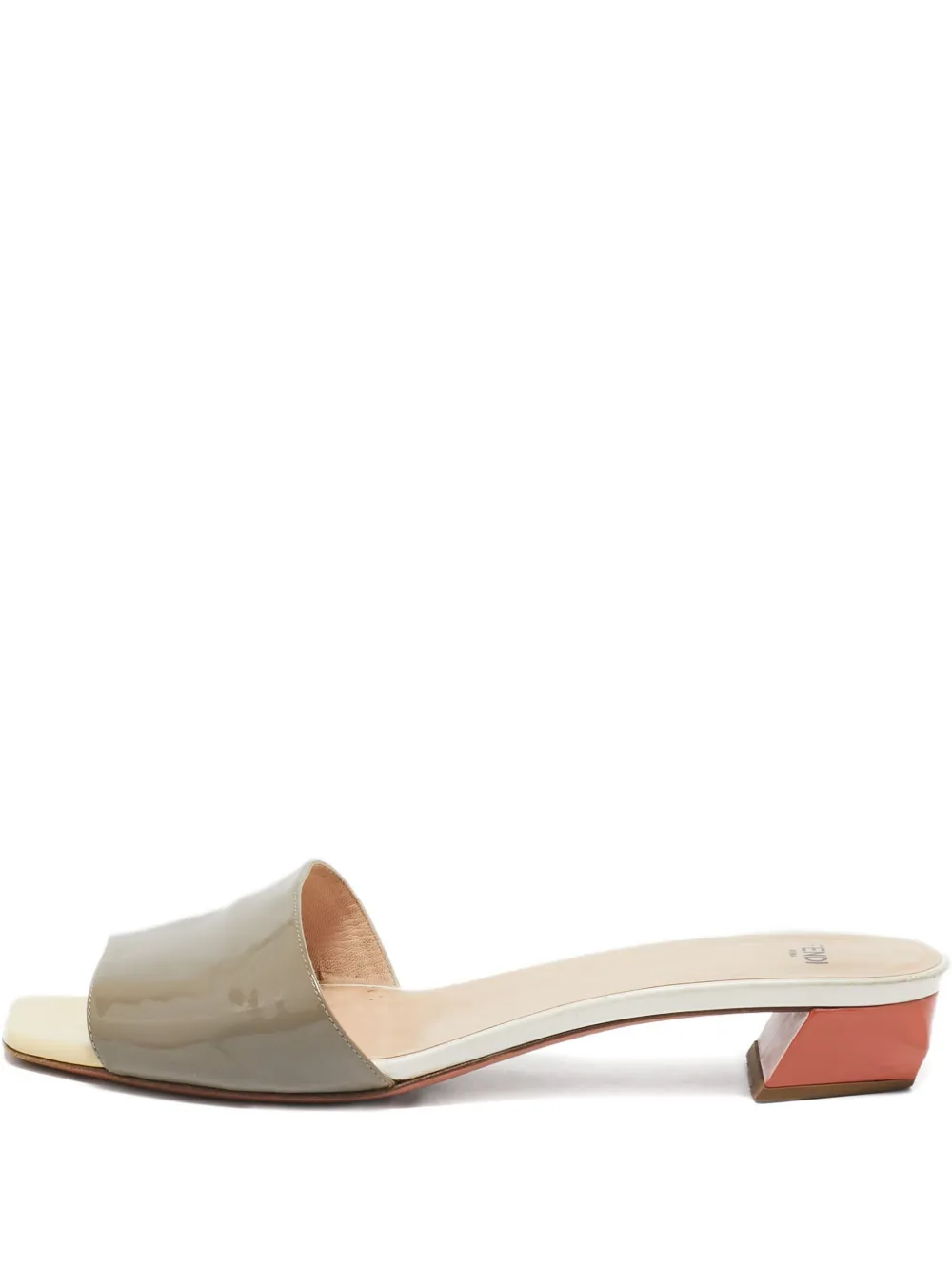 leather slip-on sandals