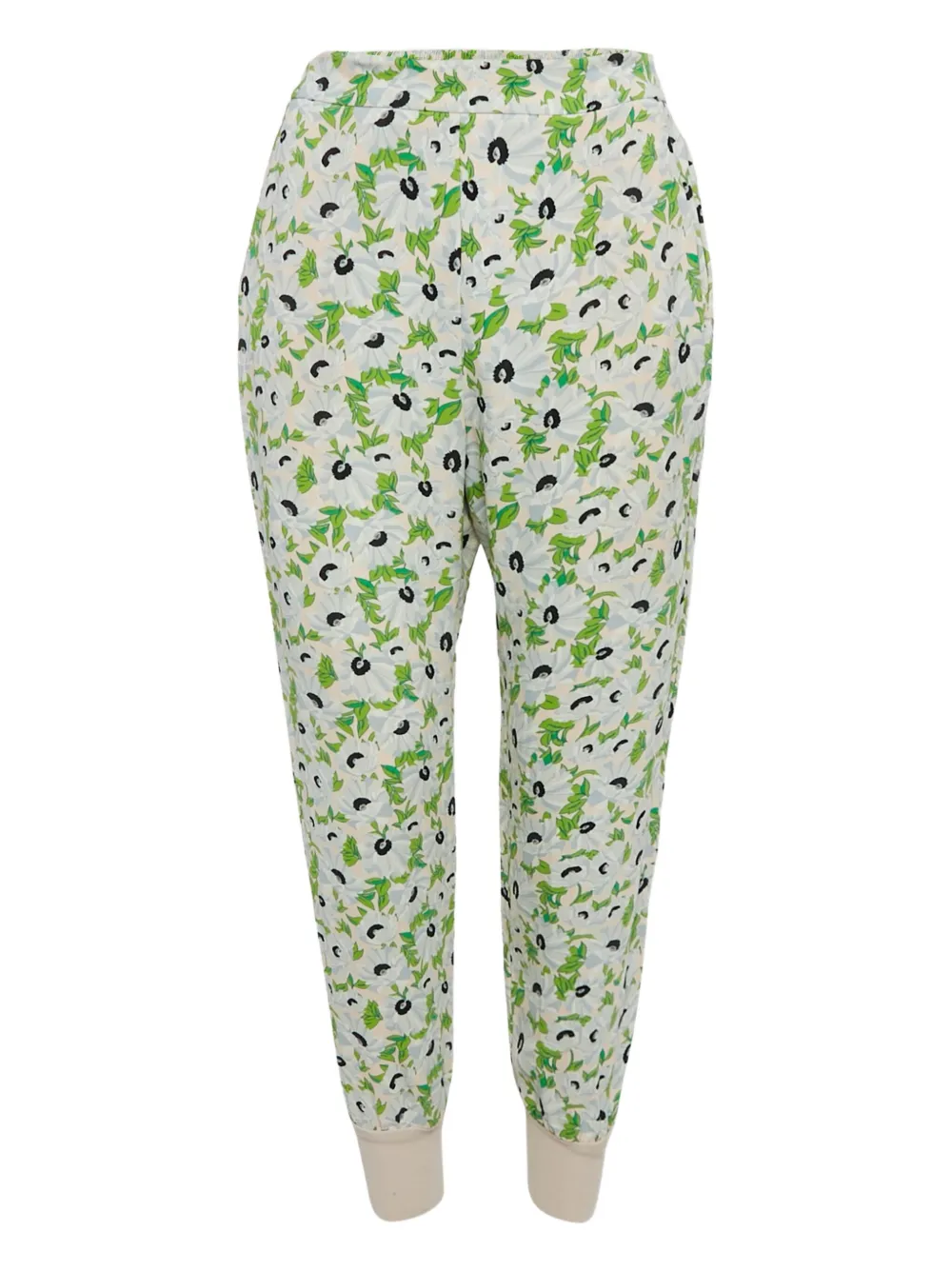Stella McCartney Pre-Owned floral-print track pants | Green | Image 1