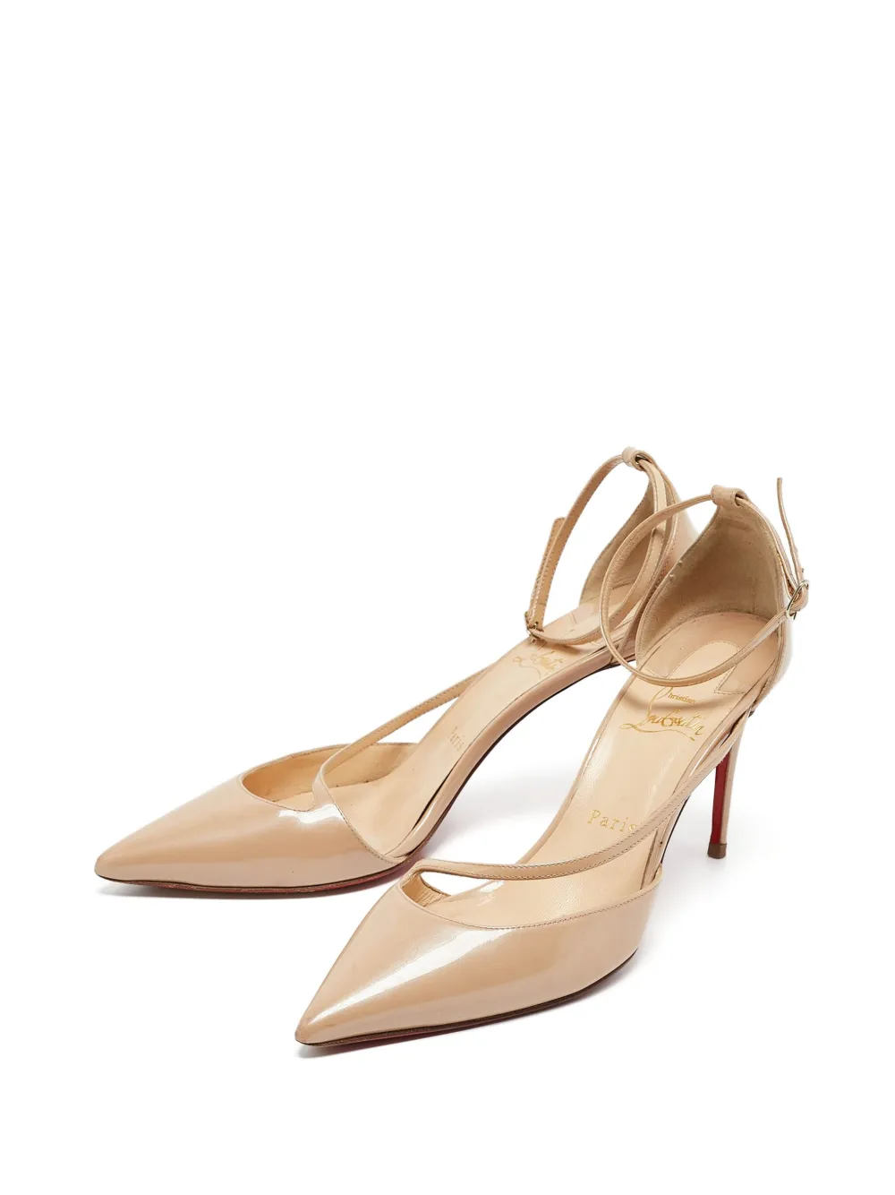 Christian Louboutin Pre-Owned Fliketta pointed-toe ankle-strap pumps | Image 2