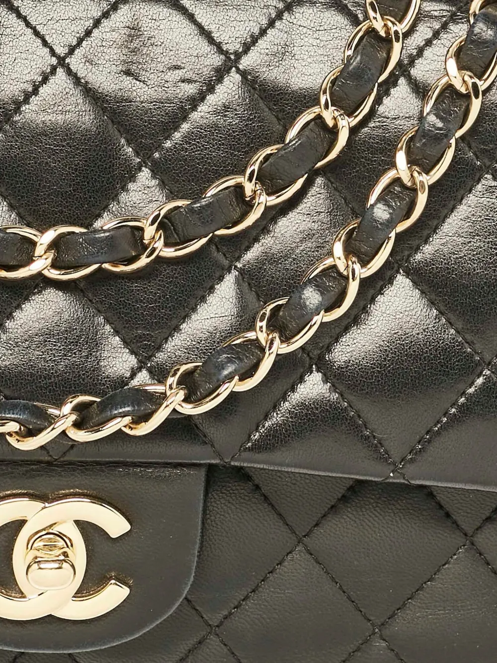 Pre-owned Chanel Double Flap Quilted Leather Shoulder Bag