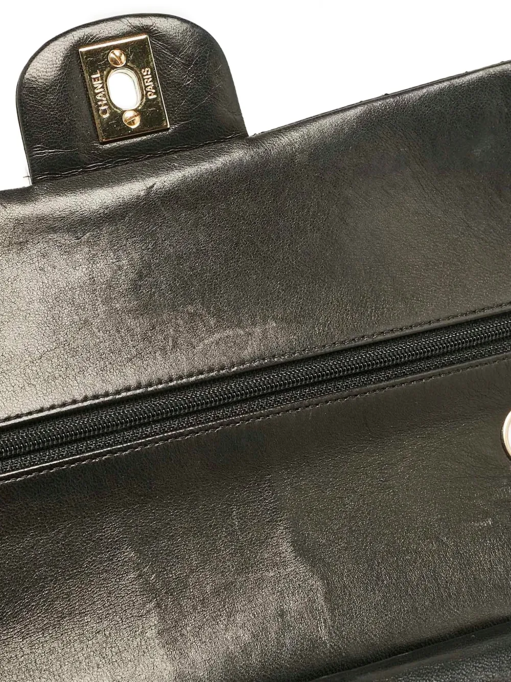 Pre-owned Chanel Double Flap Quilted Leather Shoulder Bag
