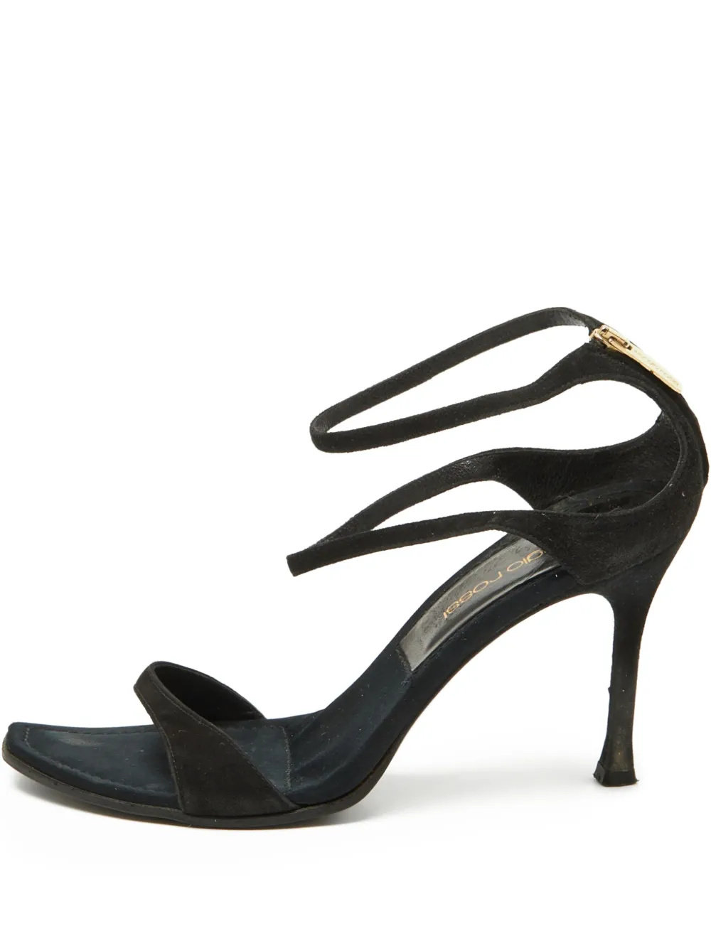Sergio Rossi Vintage pre-owned 85mm strappy sandals | Black | Image 1