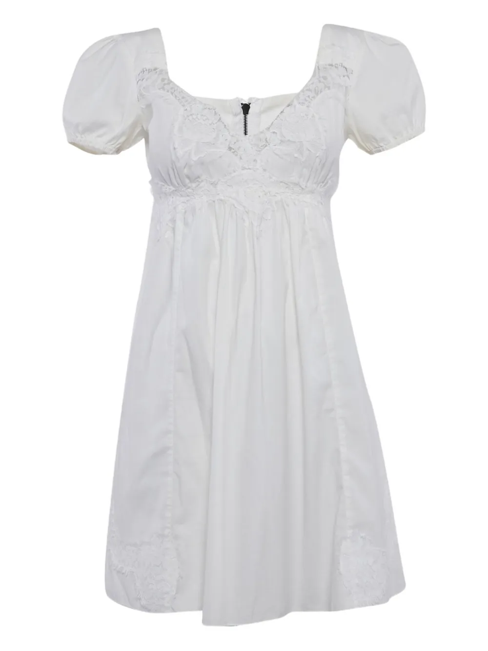Dolce & Gabbana Pre-Owned laced off-shoulder dress | White | Image 1