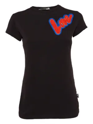 DIESEL ハートプリント Tシャツ BLACK Diesel T-Ele ハートプリント Tシャツ | ブラック | FARFETCH JP