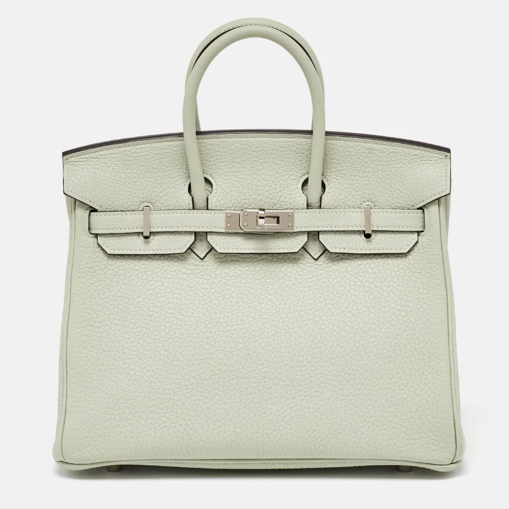Hermès Pre-Owned Birkin 25 handbag - ブルー Hermès Pre-Owned Birkin 25 handbag - ブルー
