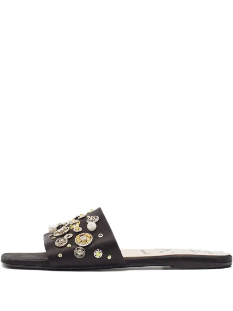 Nº21 satin embellished sandals