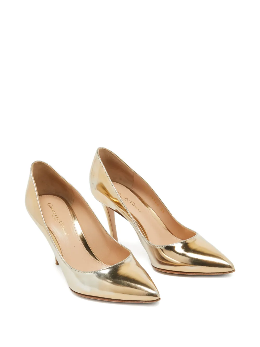 Gianvito Rossi 80mm leather heeled pumps | Image 2