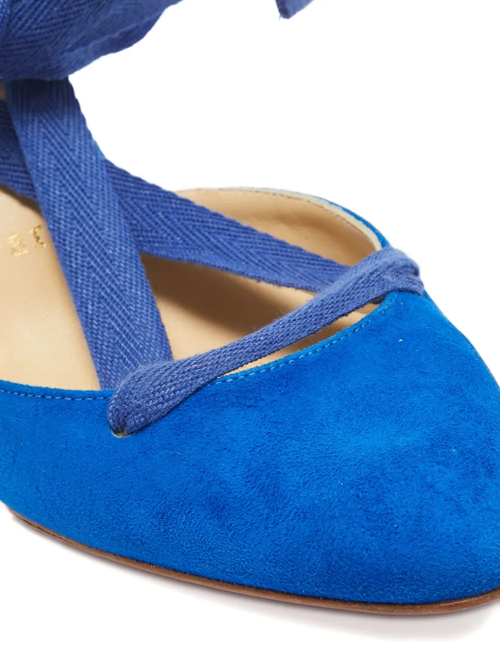 Pre-owned Christian Louboutin Suede Wedge Pumps