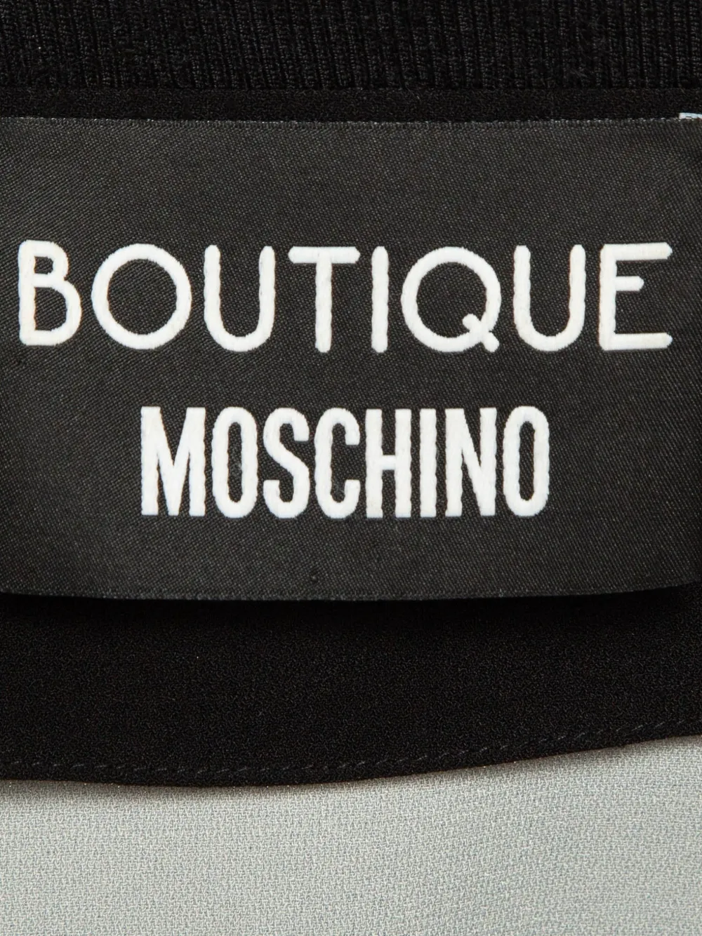 Moschino Pre-Owned T-shirt met parelprint Zwart