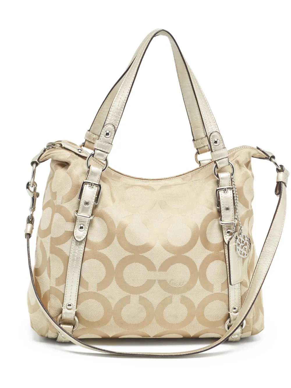 Pre-owned monogram-logo tote bag