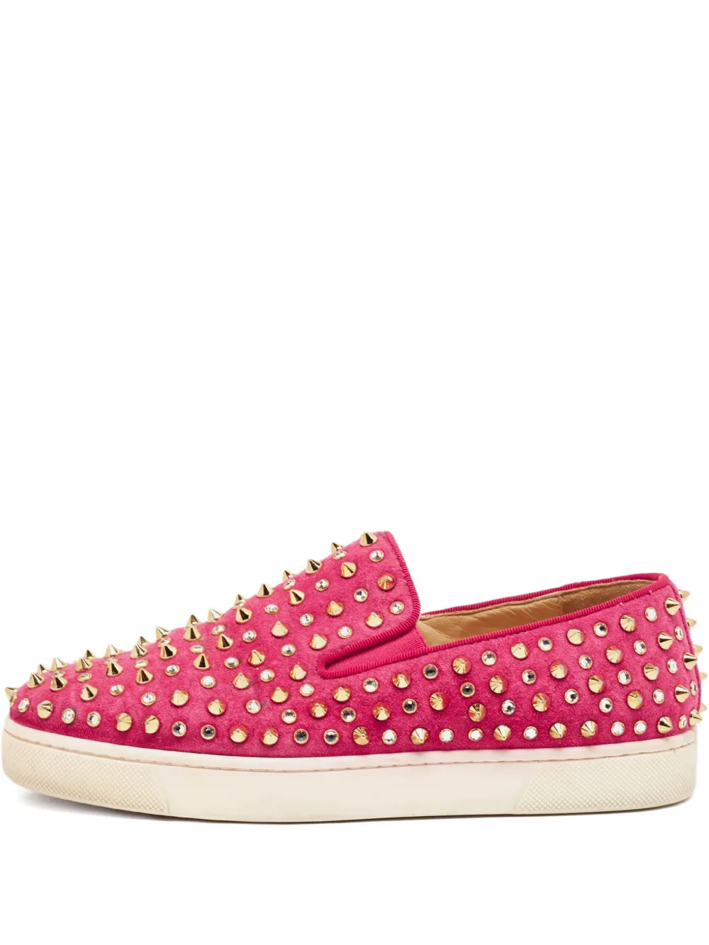 Christian Louboutin Pre-Owned 2024 スパイク スニーカー - ピンク Christian Louboutin Pre-Owned 2024 スパイク スニーカー - ピンク