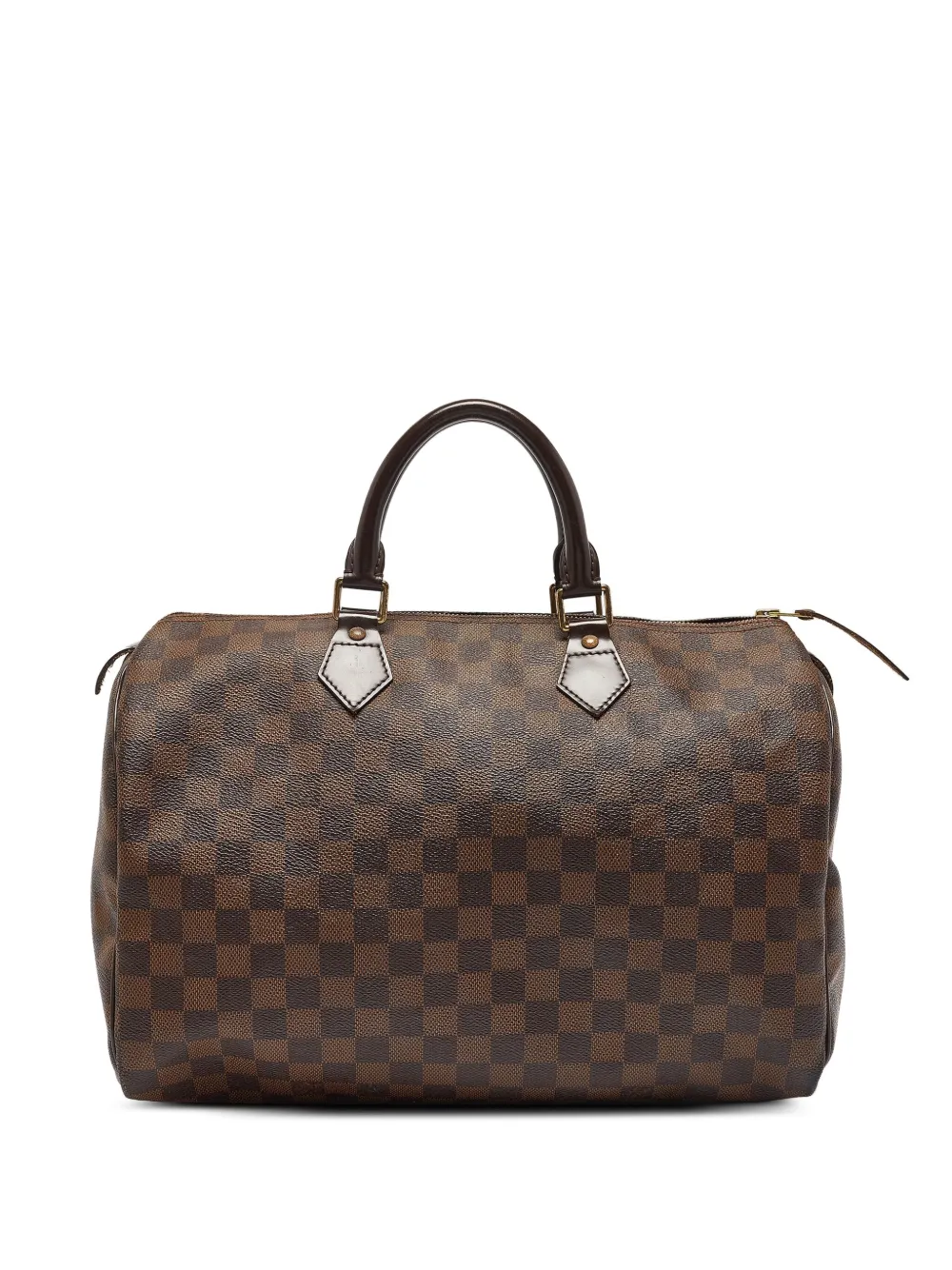 Louis Vuitton Pre-Owned スピーディ 35 ダミエ エベヌ ハンドバッグ - ブラウン Louis Vuitton Pre-Owned スピーディ 35 ダミエ エベヌ ハンドバッグ - ブラウン