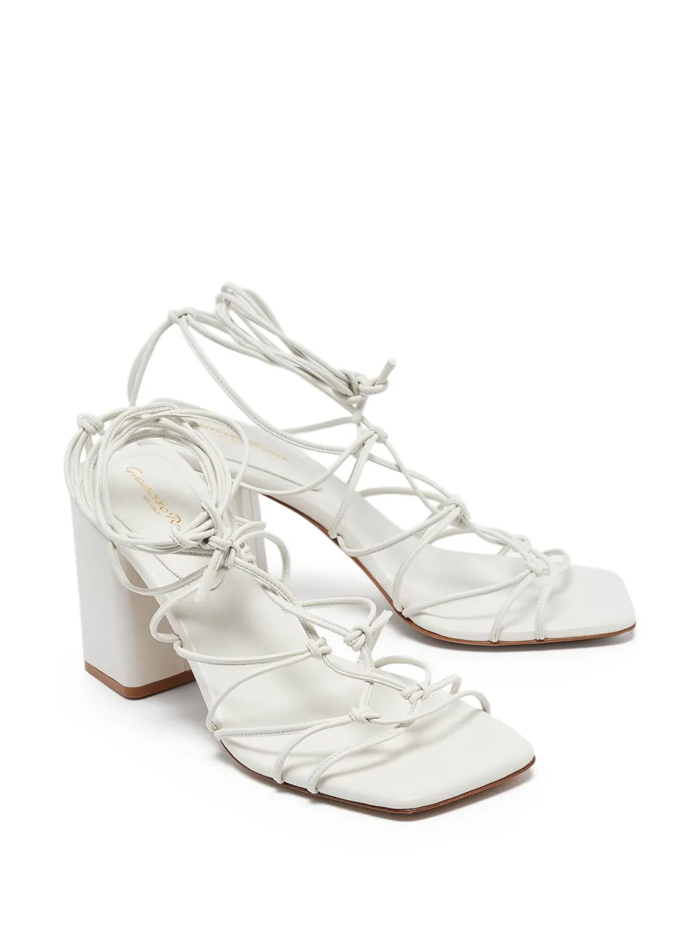 Gianvito Rossi pre-owned 95mm Minas block-heel sandals | Image 2
