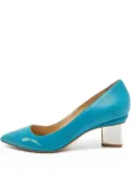 Nicholas Kirkwood leather heeled pumps - Blue