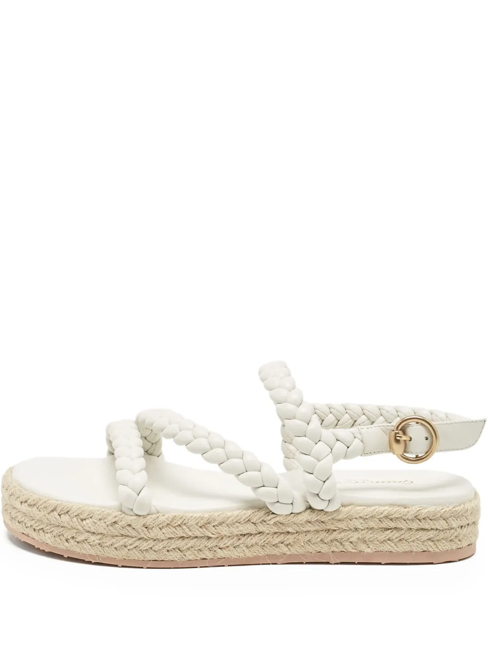 Gianvito Rossi pre-owned 30mm braided sandals | White | Image 1