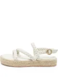Gianvito Rossi pre-owned 30mm braided sandals - White