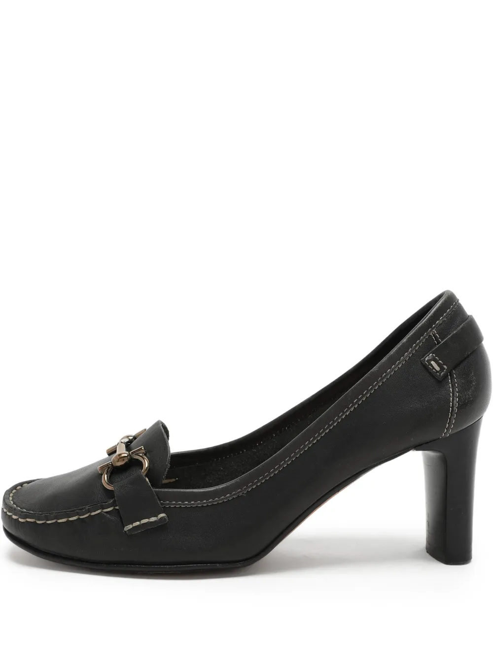 Ferragamo Pre-Owned 70mm Gancini pumps | Black | Image 1