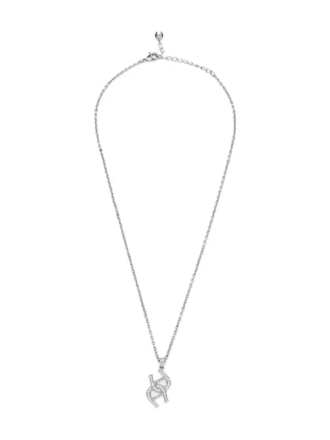 Aigner Vintage 2024 pre-owned crystal horseshoe necklace