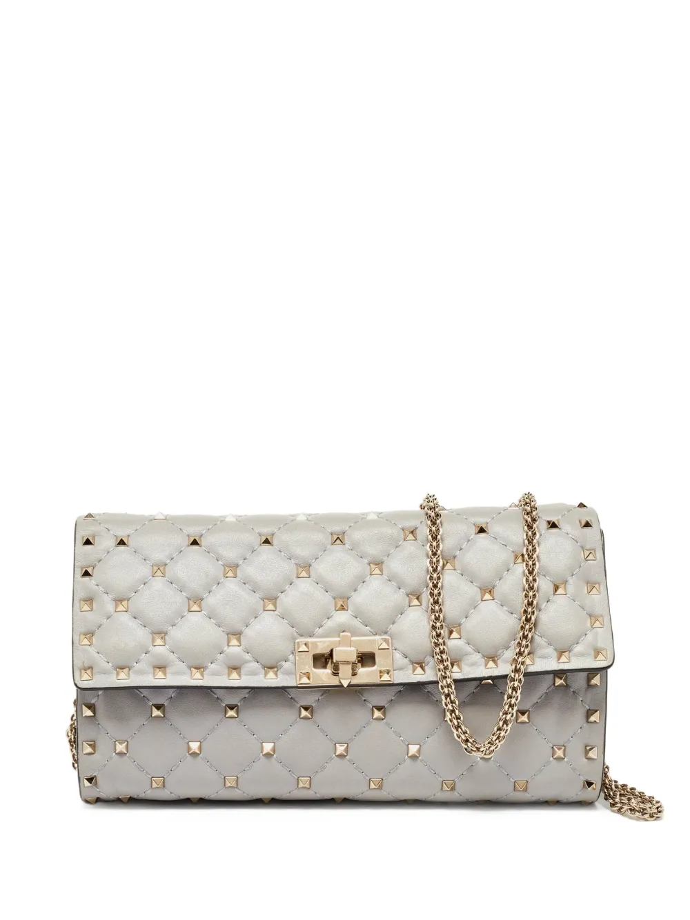 Valentino Garavani Pre-Owned rockstud-embellished handbag - Grigio