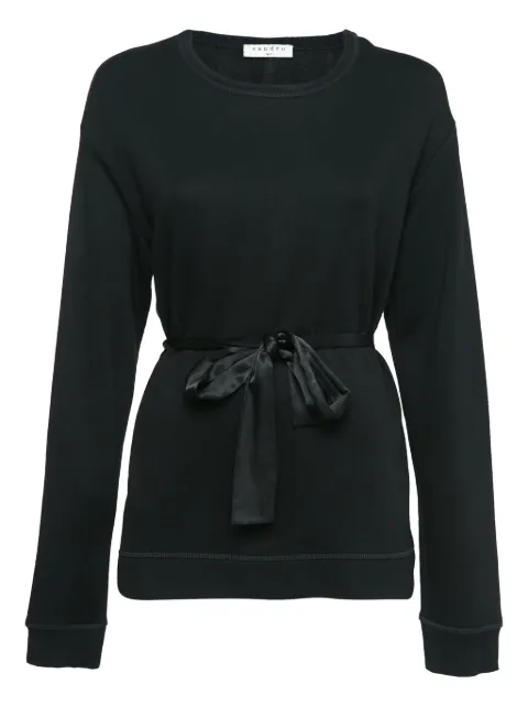 SANDRO pre-owned belted long-sleeve sweater
