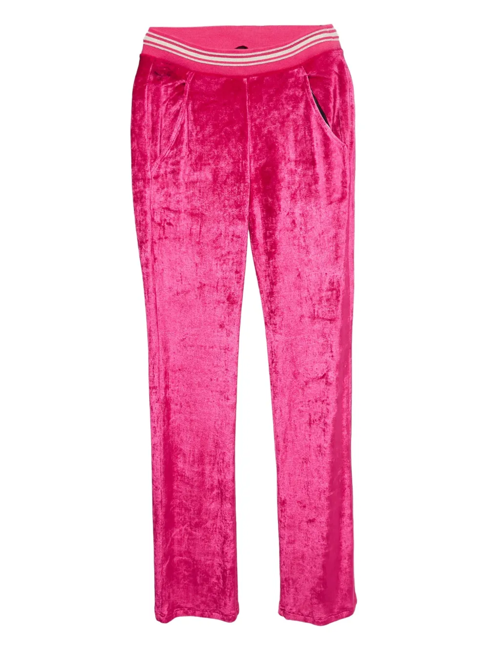 Roberto Cavalli Vintage Pantaloni sportivi in velluto Pre-owned - Rosa
