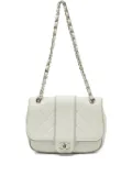 CHANEL Pre-Owned quilted chain-strap shoulder bag - White