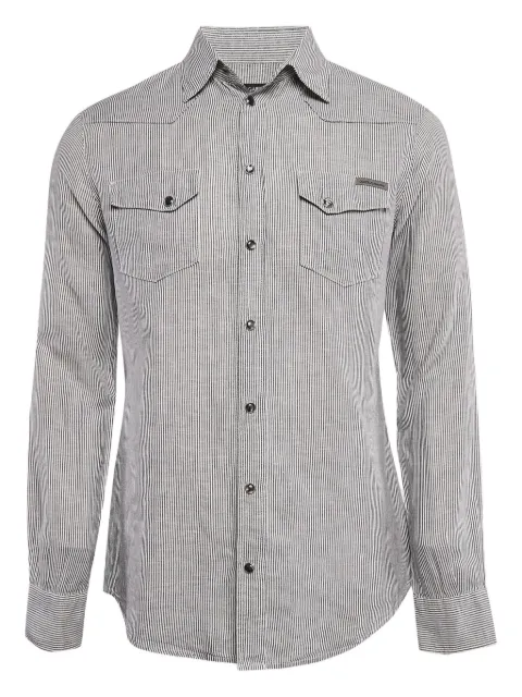Dolce & Gabbana Pre-Owned striped pocketed shirt