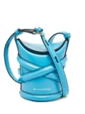 Alexander McQueen Pre-Owned Curve bucket bag - Blue