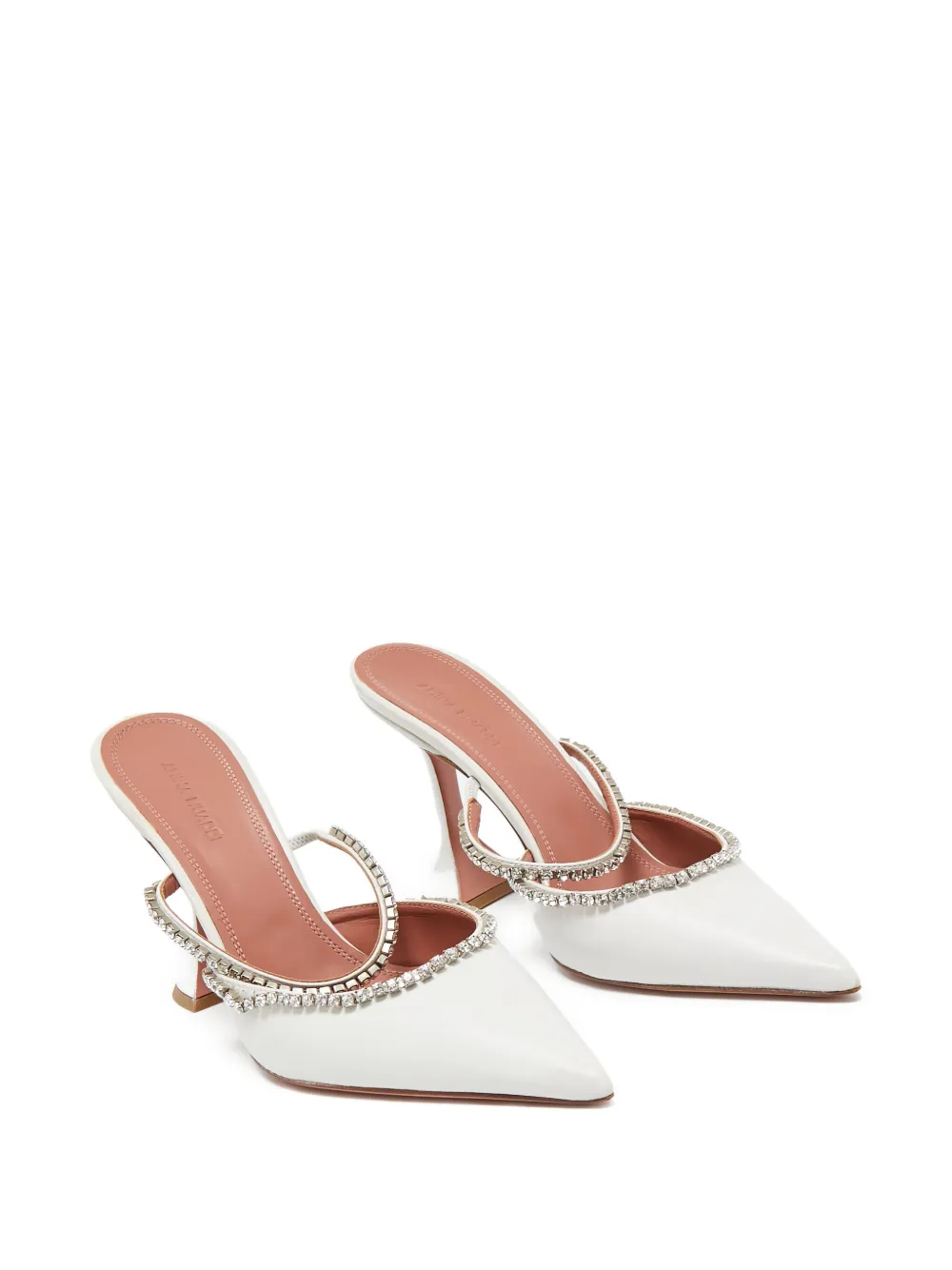 Amina Muaddi Pre-Owned rhinestone-embellished mules | Image 2