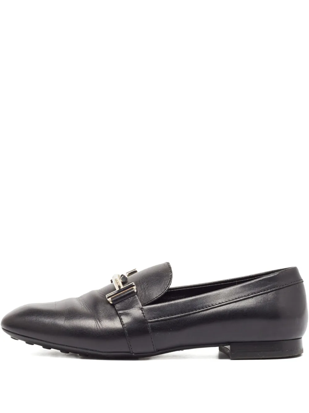 Tod's Vintage プレオウンド バックル ローファー - ブラック Tod's Vintage プレオウンド バックル ローファー - ブラック
