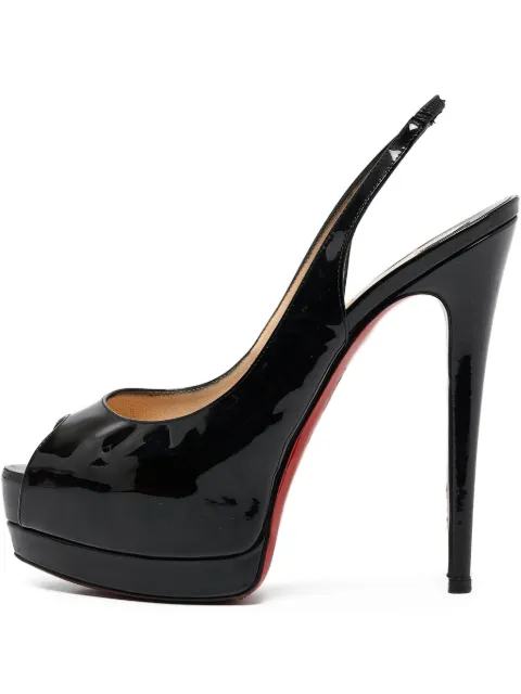 Christian Louboutin Pre-Owned 140mm patent sandals
