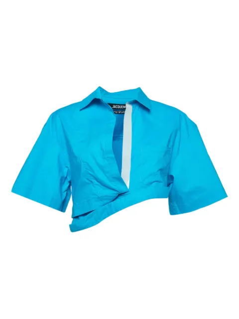 Jacquemus Pre-Owned La Chemise Capri cropped shirt