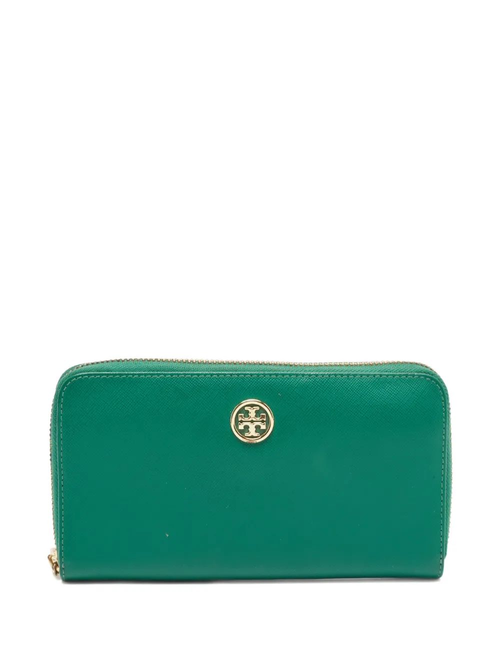 Tory Burch leather zip wallet | Green | Image 1