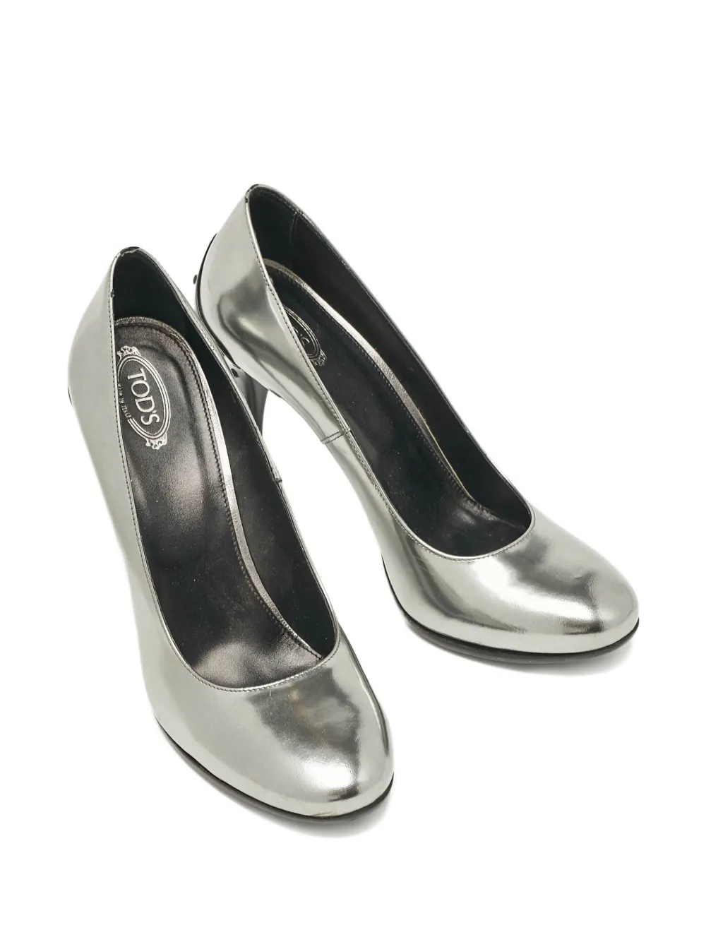 Tod's Vintage Pre-owned 120 mm leren pumps - Zilver