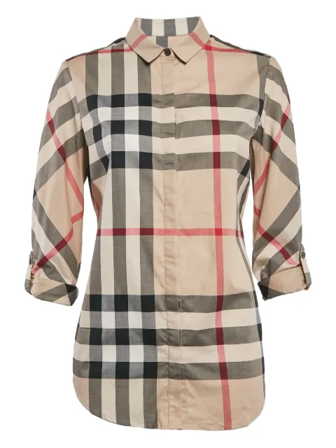 Burberry Pre-Owned check-print shirt