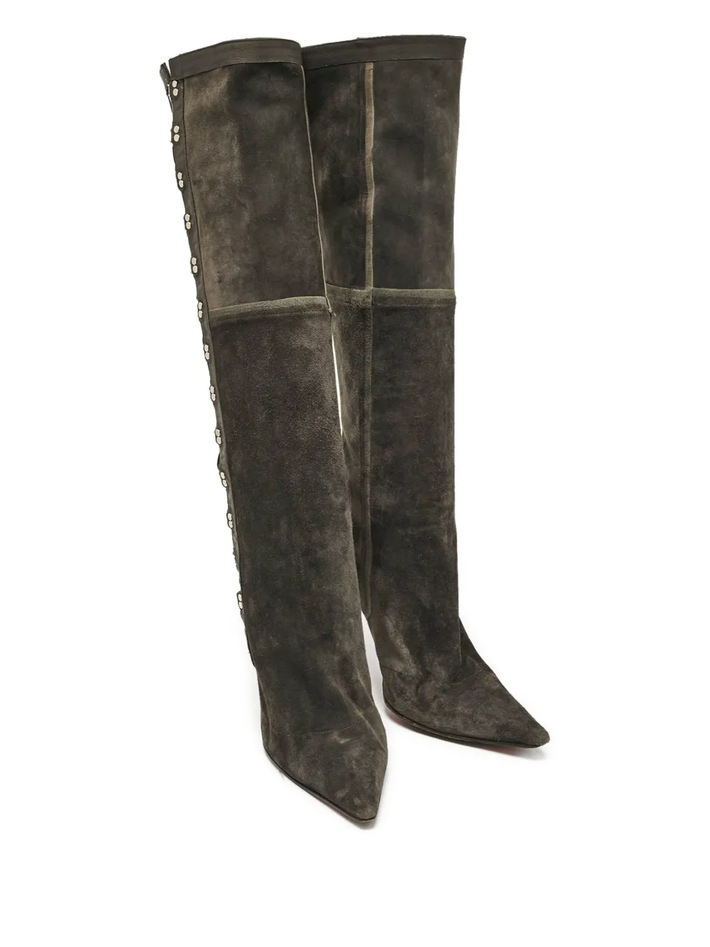 Christian Louboutin Pre-Owned botas altas con tacón de 120mm | Image 2