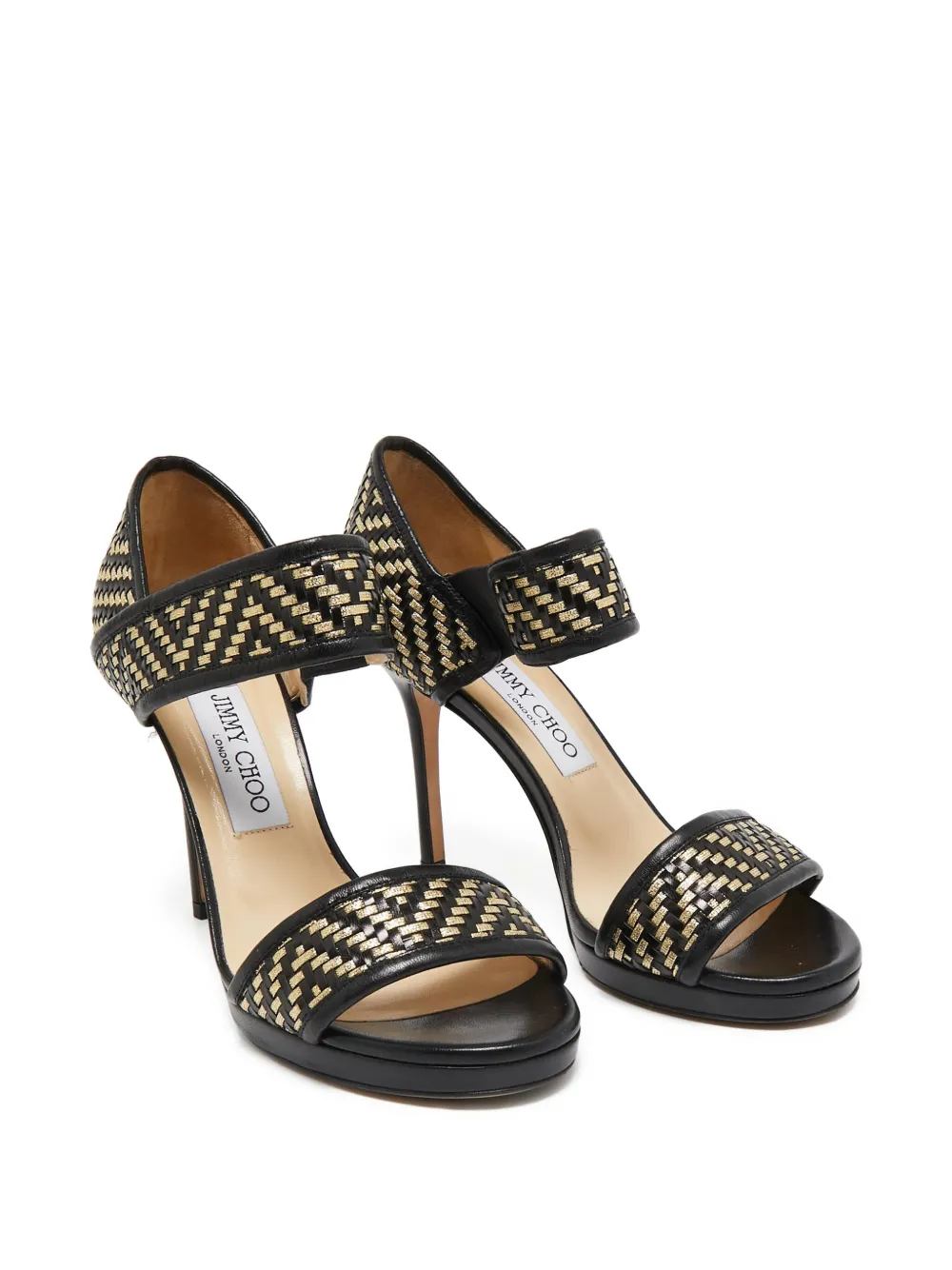 Jimmy Choo Pre-Owned 100mm leather sandals | Heeled Sandals | Image 2