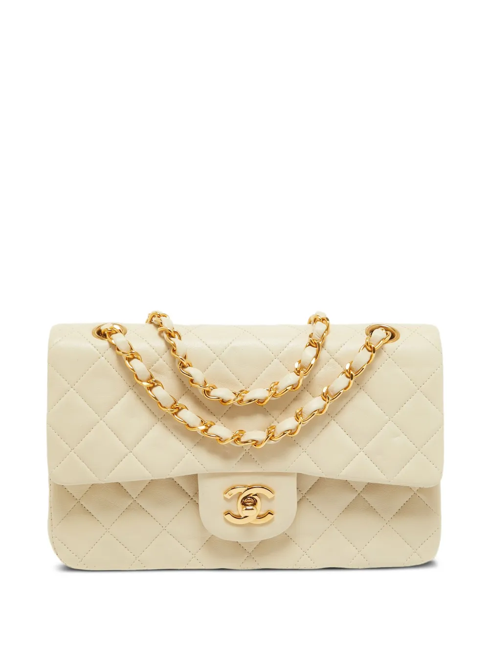 CHANEL Pre-Owned クラシック フラップ ショルダーバッグ - ニュートラル CHANEL Pre-Owned クラシック フラップ ショルダーバッグ - ニュートラル