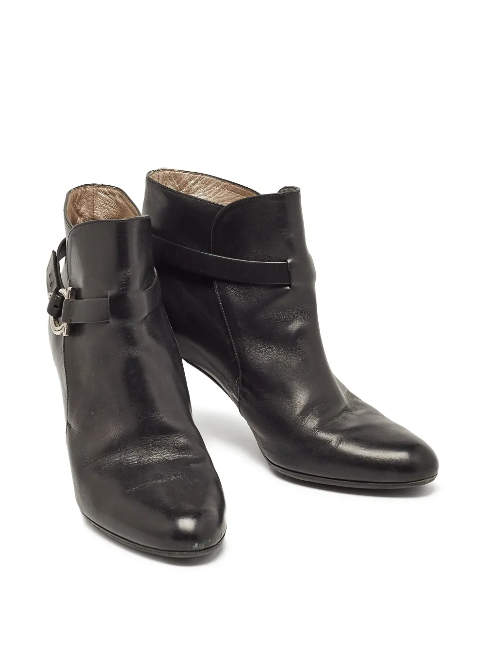 Ferragamo Pre-Owned Gancini botines con tacón de 75mm | Image 2