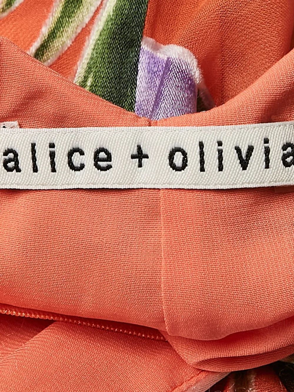 Pre-owned Alice And Olivia  Hetty Floral-print Maxi Dress