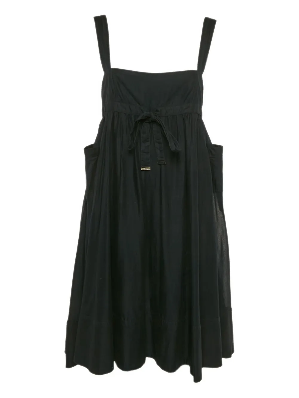 Burberry Pre-Owned sleeveless cotton dress | Black | Image 1